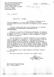 lettera istituto cultura italiano, 2 giugno