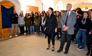Bolzano, inaugurazione Aula Magna a Giorgio Perlasca scuola Dante Alighieri (8)